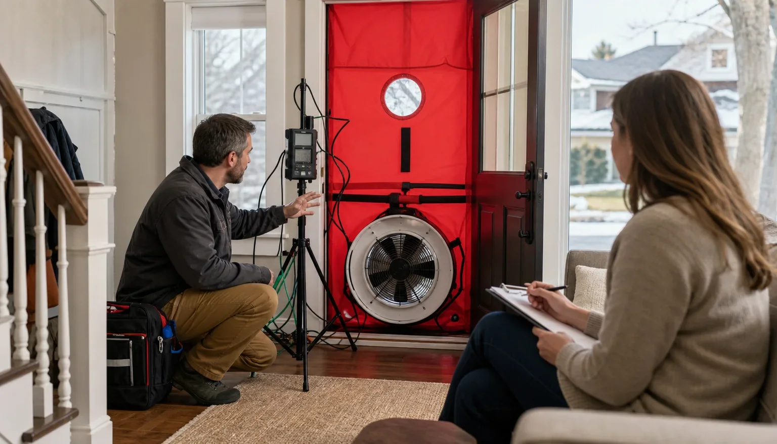 Ontario Air Sealing Rebates in 2026: Where the Blower Door Test Fits